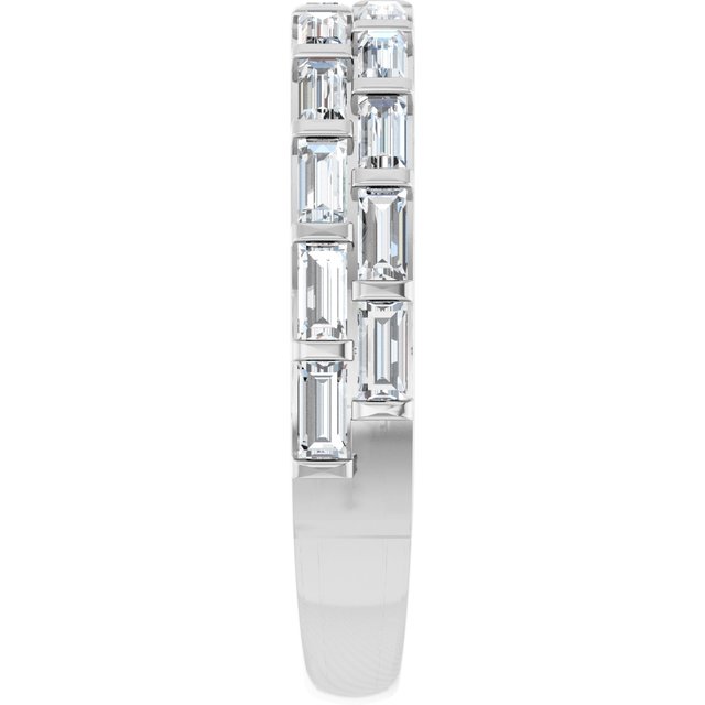 9/10 CTW Natural Diamond Double Row Anniversary Band