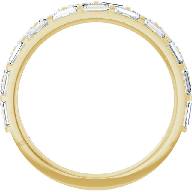 7/8 CTW Lab-Grown Diamond Double Row Anniversary Band