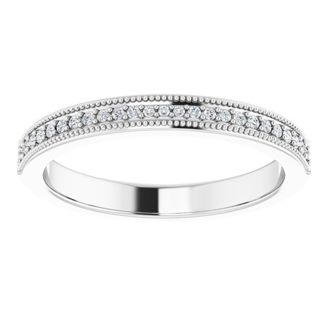 1/10 CTW Natural Diamond Matching Band, 2.9 mm
