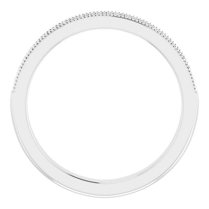 1/10 CTW Natural Diamond Matching Band, 2.9 mm