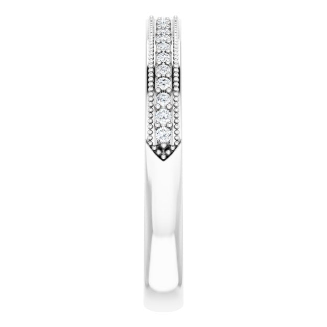 1/10 CTW Natural Diamond Matching Band, 2.9 mm