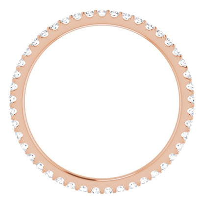 3/8 CTW Lab-Grown Diamond Eternity Band, 1.7 mm