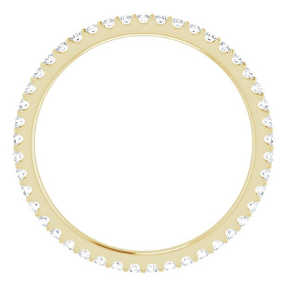 3/8 CTW Lab-Grown Diamond Eternity Band, 1.7 mm