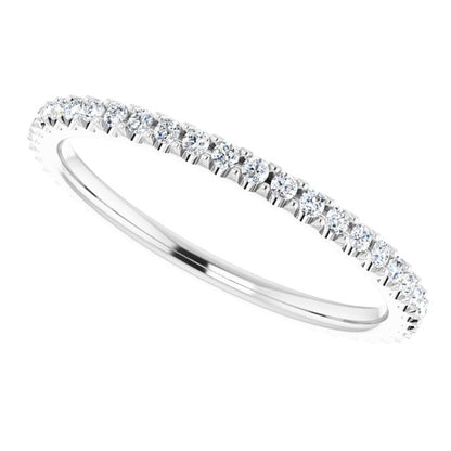3/8 CTW Lab-Grown Diamond Eternity Band, 1.7 mm