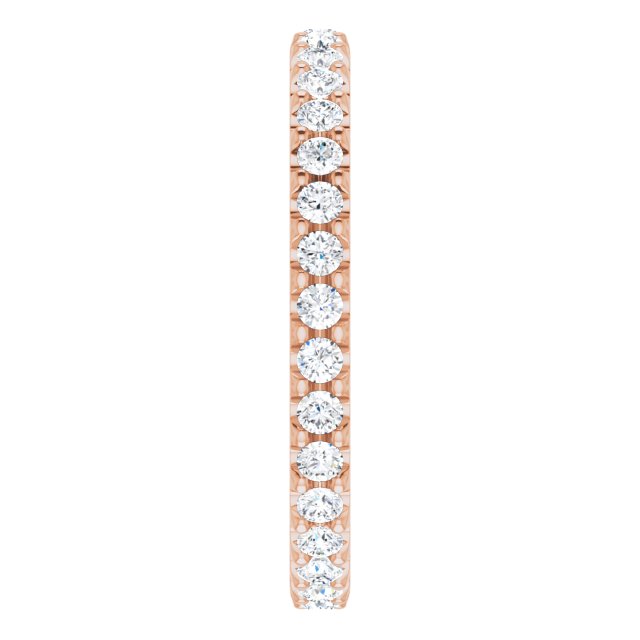 5/8 CTW Natural Diamond Eternity Band, 2.2 mm