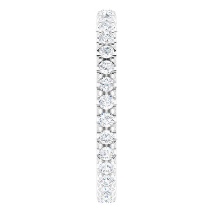 5/8 CTW Natural Diamond Eternity Band, 2.2 mm