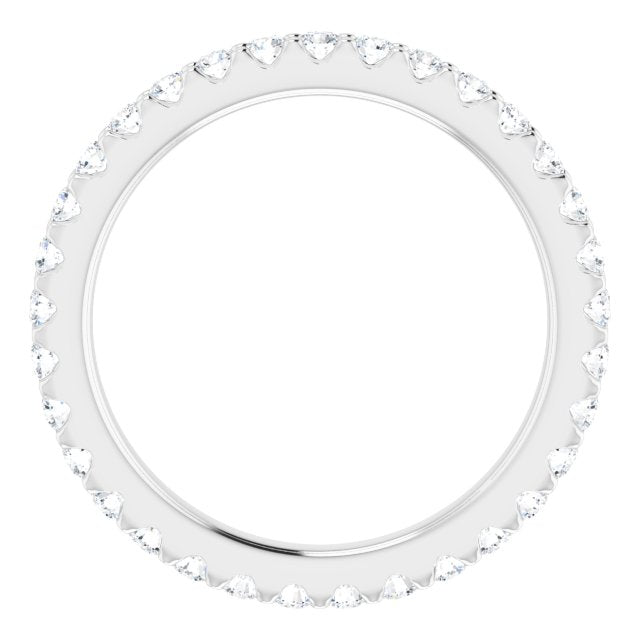 5/8 CTW Natural Diamond Eternity Band, 2.2 mm
