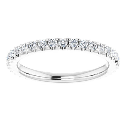 5/8 CTW Lab-Grown Diamond Eternity Band, 2.2 mm, Shared-Prong