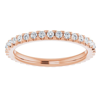 3/4 CTW Lab-Grown Diamond Eternity Band, 2.2 mm