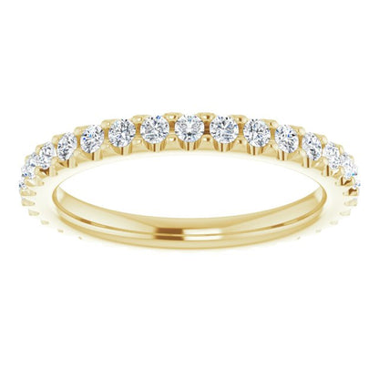 5/8 CTW Natural Diamond Eternity Band, 2.2 mm