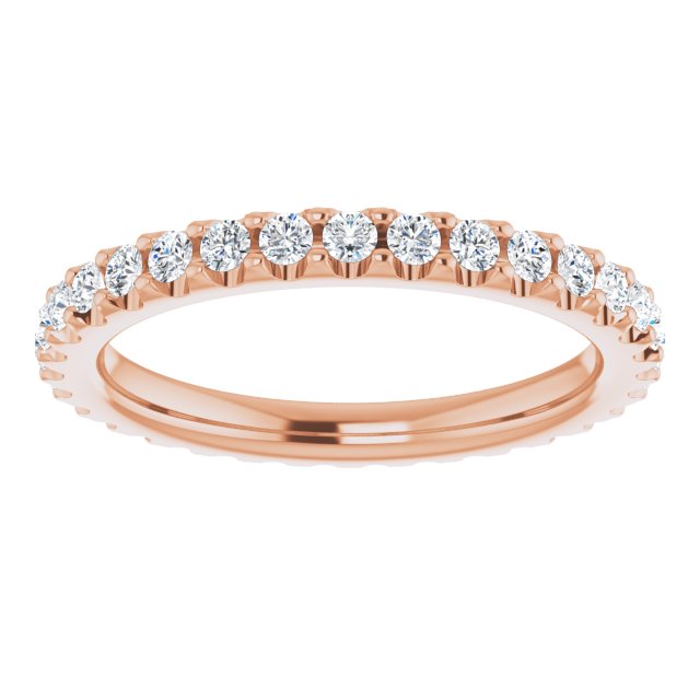 5/8 CTW Natural Diamond Eternity Band, 2.2 mm