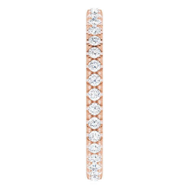 5/8 CTW Lab-Grown Diamond Eternity Band, 2.2 mm