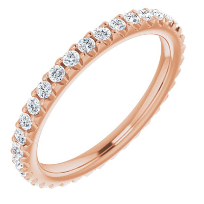 3/4 CTW Natural Diamond Eternity Band, 2.2 mm