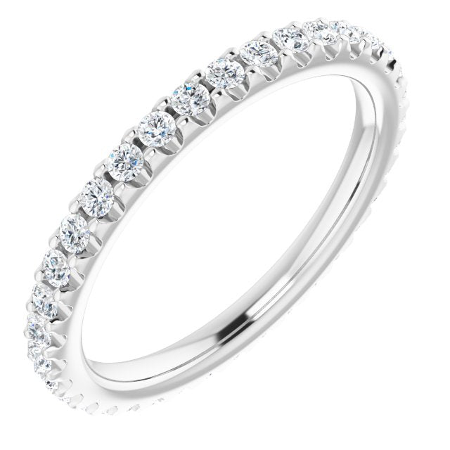 3/4 CTW Lab-Grown Diamond Eternity Band, 2.2 mm