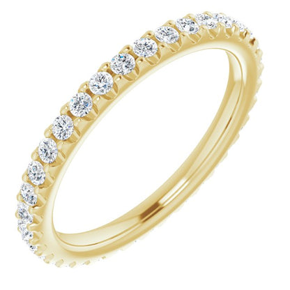 3/4 CTW Lab-Grown Diamond Eternity Band, 2.2 mm