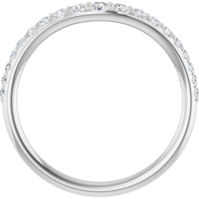 1/3 CTW Natural Diamond Graduated Contour Band