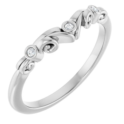 .03 CTW Natural Diamond Matching Band