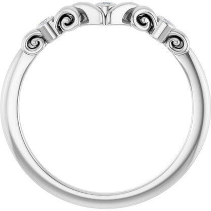 .03 CTW Natural Diamond Matching Band