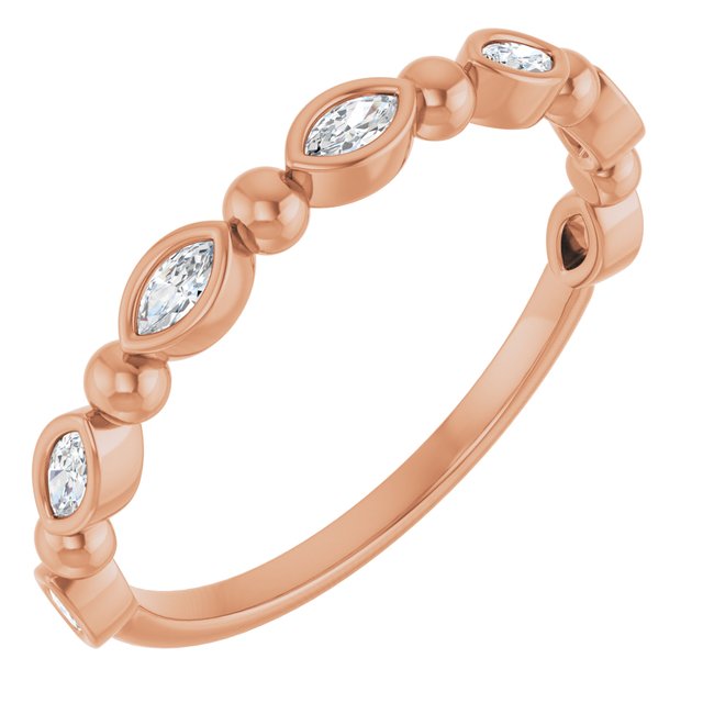 1/5 CTW Natural Diamond Anniversary Band, 2.61 mm
