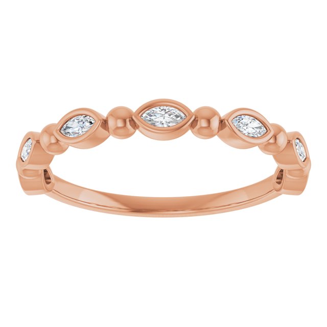 1/5 CTW Natural Diamond Anniversary Band, 2.61 mm