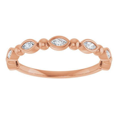 1/5 CTW Natural Diamond Anniversary Band, 2.61 mm