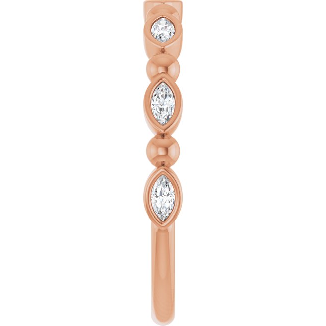 1/5 CTW Natural Diamond Anniversary Band, 2.61 mm