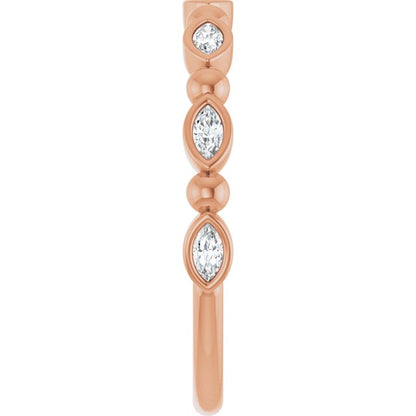 1/5 CTW Natural Diamond Anniversary Band, 2.61 mm