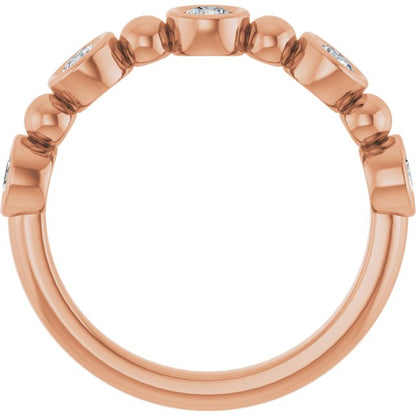 1/2 CTW Natural Diamond Anniversary Band, 3.33 mm