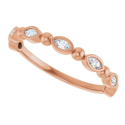 1/5 CTW Natural Diamond Anniversary Band, 2.61 mm