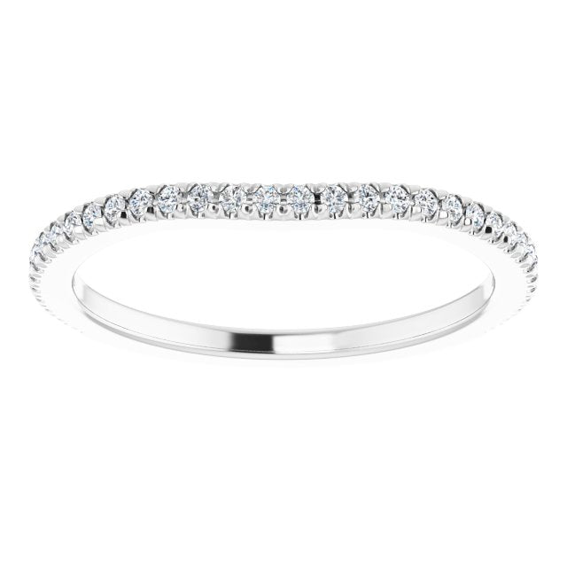 1/6 CTW Natural Diamond Matching Band, 2.1 mm