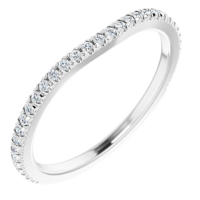 1/6 CTW Natural Diamond Matching Band, 2.1 mm