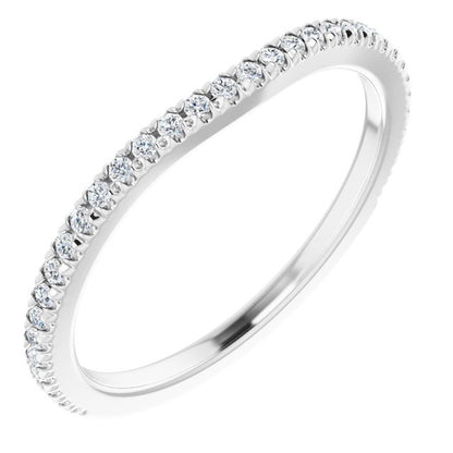 1/6 CTW Natural Diamond Matching Band, 2.1 mm