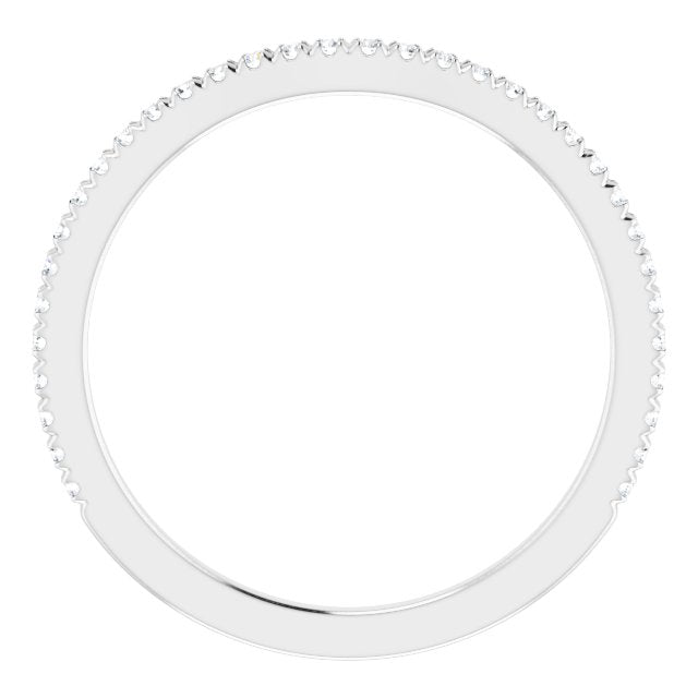 1/6 CTW Natural Diamond Matching Band, 2.1 mm