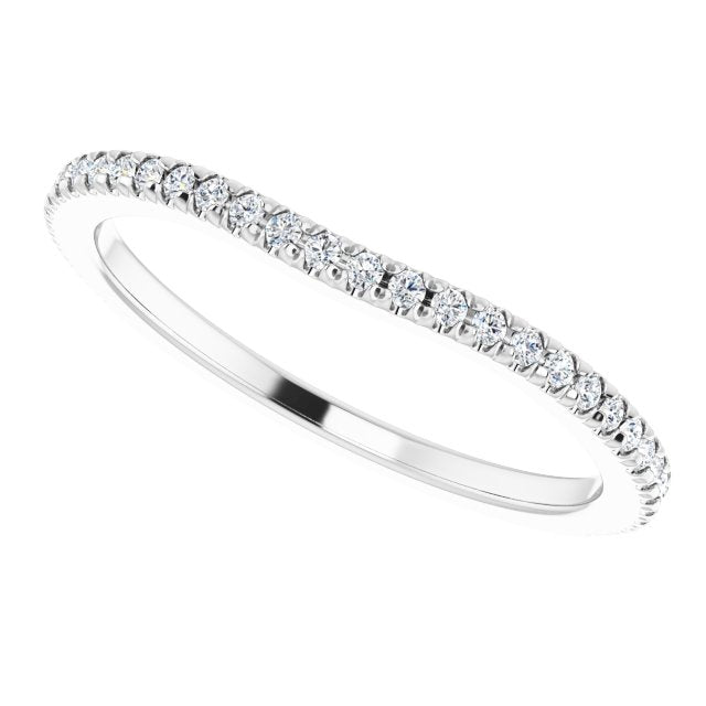 1/6 CTW Natural Diamond Matching Band, 2.1 mm