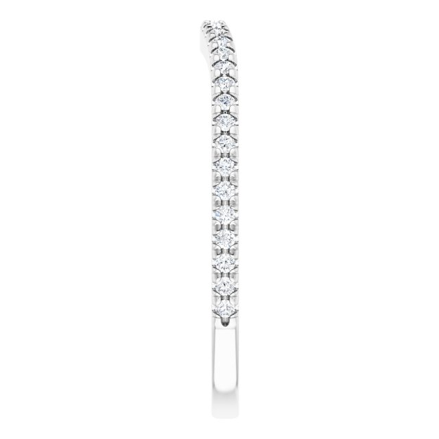 1/6 CTW Natural Diamond Matching Band, 2.1 mm