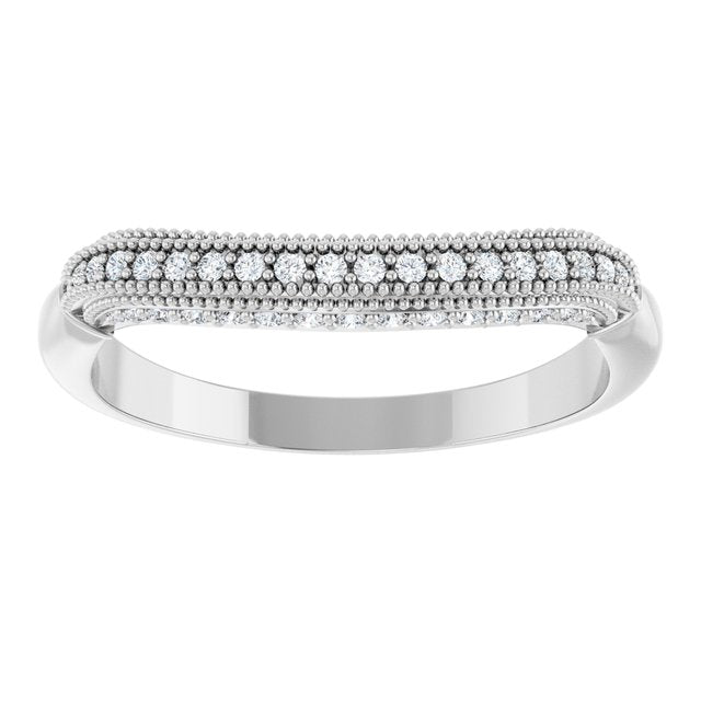 1/8 CTW Natural Diamond Band, 4.4 mm