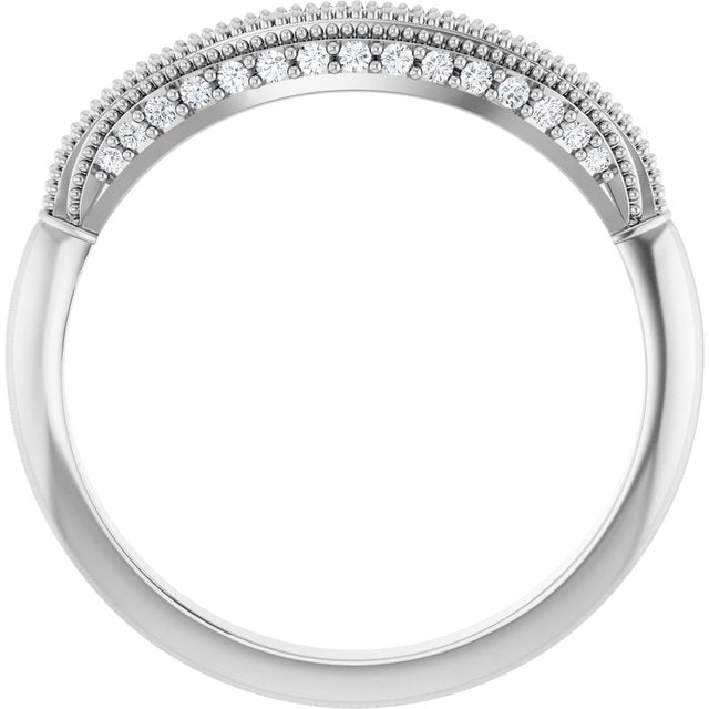 1/8 CTW Natural Diamond Band, 4.4 mm