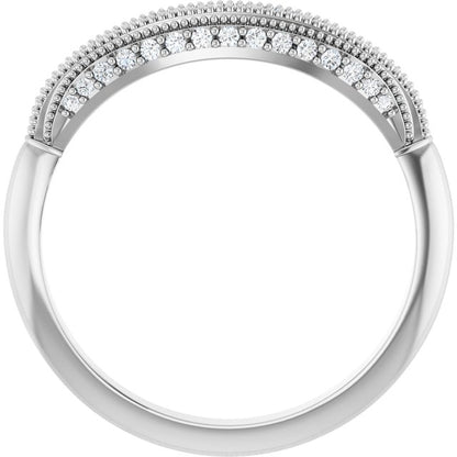 1/8 CTW Natural Diamond Band, 4.4 mm