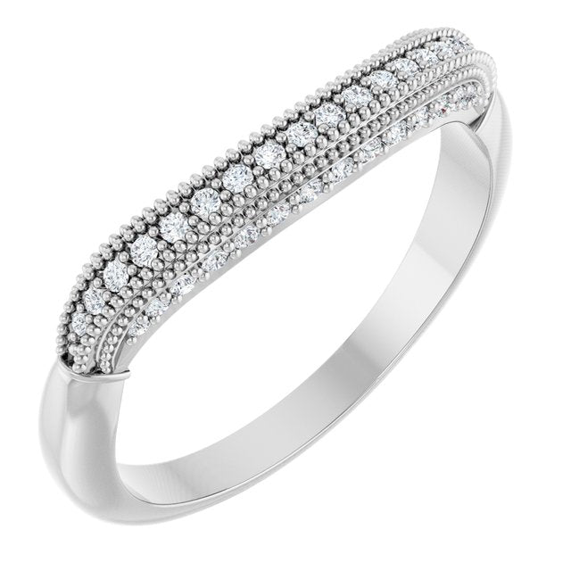 1/8 CTW Natural Diamond Band, 4.4 mm