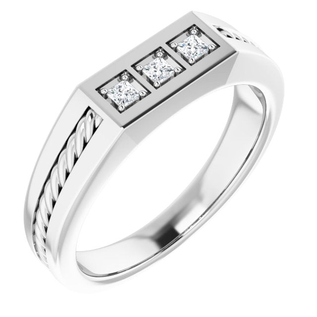 1/6 CTW Natural Diamond Band, 5.61 mm