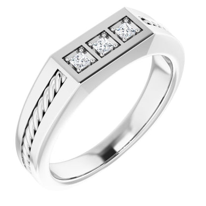 1/6 CTW Natural Diamond Band, 5.61 mm