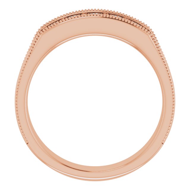 1/2 CTW Natural Diamond Milgrain Band