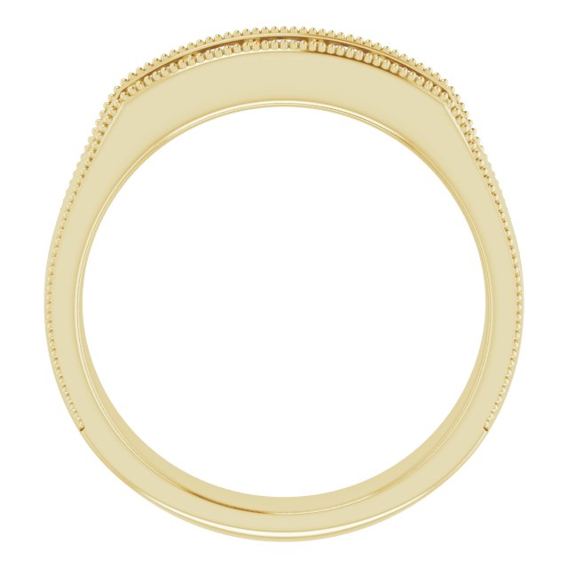 1/2 CTW Natural Diamond Milgrain Band