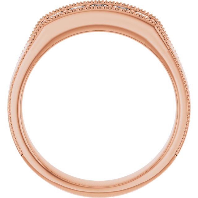 1/2 CTW Natural Diamond Milgrain Band