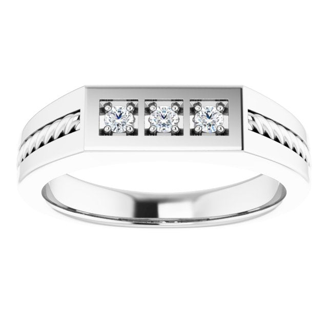 1/6 CTW Natural Diamond Band, 5.61 mm