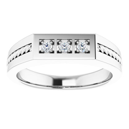 1/6 CTW Natural Diamond Band, 5.61 mm