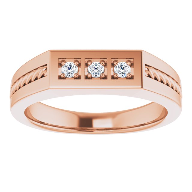 1/6 CTW Natural Diamond Band, 5.61 mm
