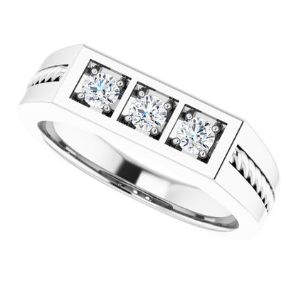 1/3 CTW Natural Diamond Band, 5.92 mm