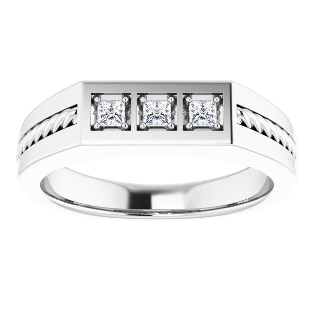 1/10 CTW Natural Diamond Band, 5.5 mm