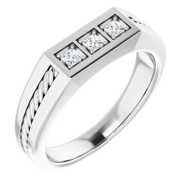 1/10 CTW Natural Diamond Band, 5.5 mm